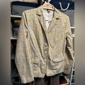 Vintage J Crew floral blazer size 6